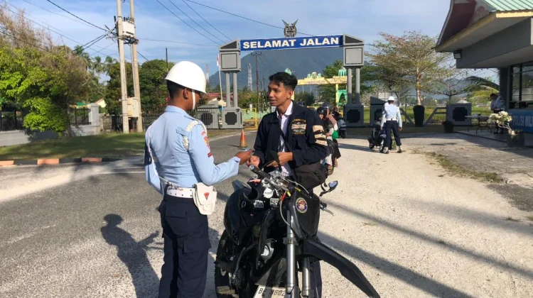 Satpomau Lanud RSA Natuna Melaksanakan Operasi Gaktibplin