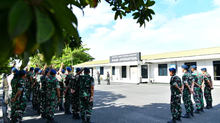 Apel Pagi Lanud RSA Natuna Tegaskan Kesiapsiagaan dan Integritas Prajurit