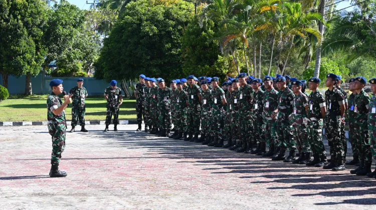 Prajurit Lanud RSA Natuna Mendapat Pembekalan Hukum Kedinasan