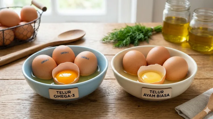 Perbedaan Telur Omega dan Telur Ayam Biasa