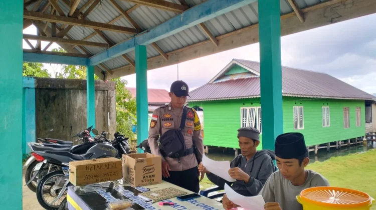Bhabinkamtibmas Pulau Tiga Sosialisasikan Penerimaan Terpadu Polri 2026