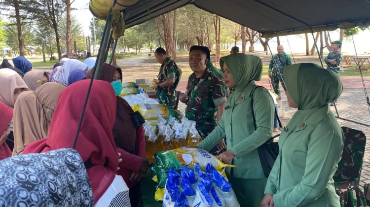 Kodim 0318/Natuna Gelar Bazar Murah untuk Masyarakat