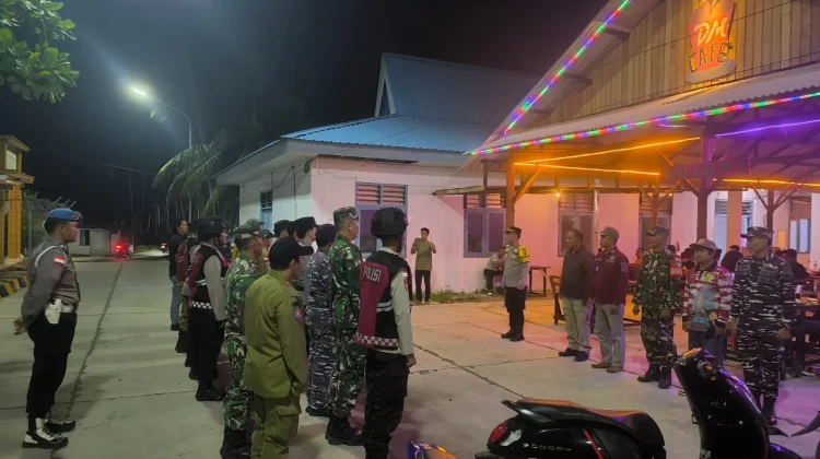 Sinergi TNI–Polri dan FKPK Midai Gelar Patroli Dialogis jelang Idul Fitri 1447 H