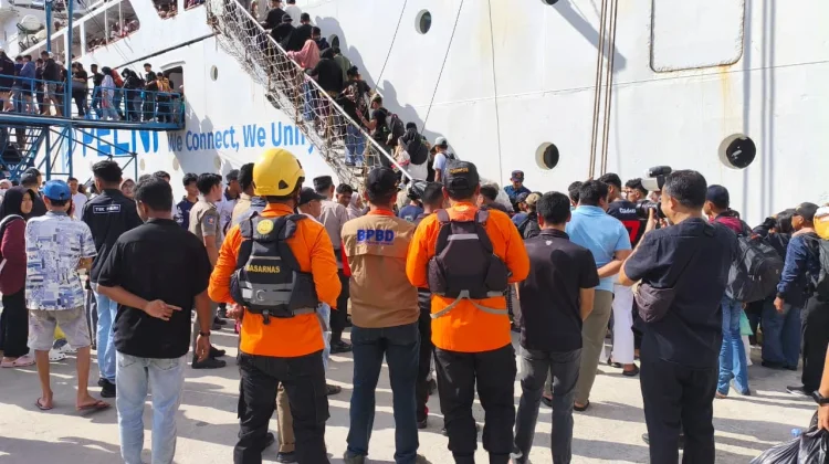 Pos SAR Anambas Pantau Arus Mudik di Pelabuhan Pelni Tarempa