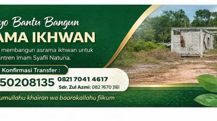 Pembangunan Asrama Ikhwan Pesantren Terus Berjalan