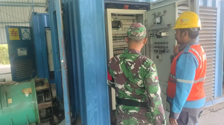 Babinsa Perkuat Koordinasi dengan PLN