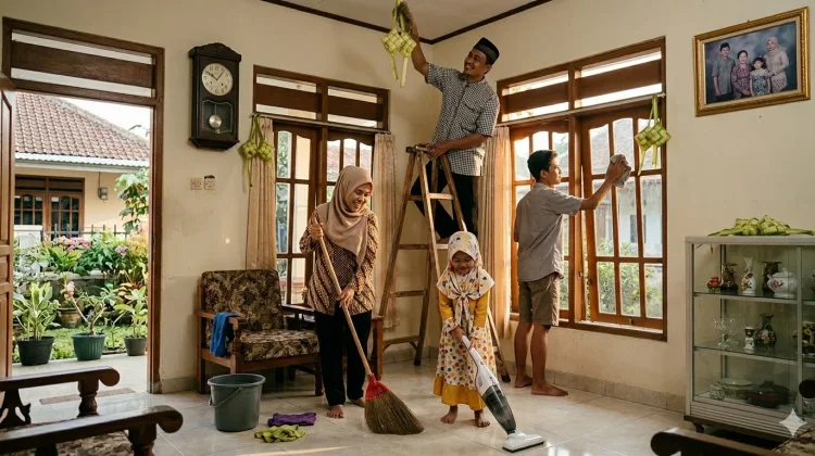 Tradisi Bersih-Bersih Rumah Menyambut Hari Raya Idulfitri