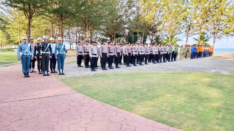 Apel Gelar Pasukan di Piwang Siang Hari jelang Operasi Ketupat Seligi 2026