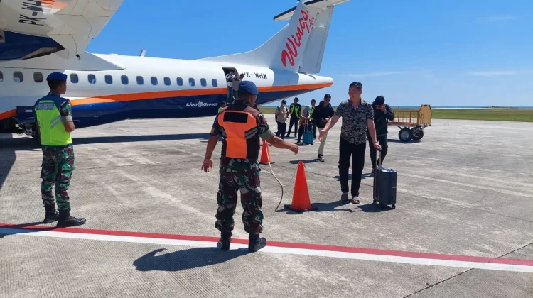 Bandara Posko Terpadu Angkutan Lebaran NatunaTerpantau Aman