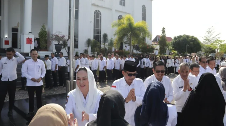 Pemkab Natuna Gelar Apel Bersama dan Halal Bihalal Idul Fitri 1447-H