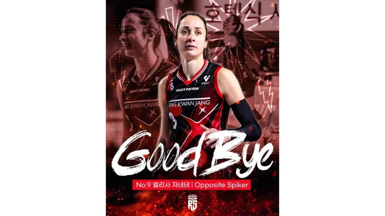 Elisa Zanette Resmi Tinggalkan Red Sparks