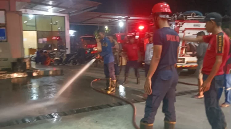 Sepeda Motor Terbakar di SPBU Bandarsyah, Api Cepat Dipadamkan
