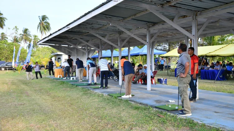 Lanud Raden Sadjad Natuna Gelar Lomba Ketangkasan Golf Sambut HUT ke-80 TNI AU
