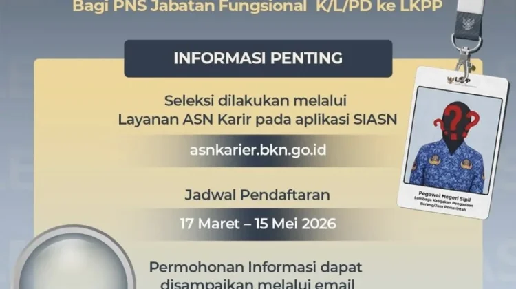 Seleksi Mutasi LKPP Dibuka, Peluang ASN Pindah Pusat