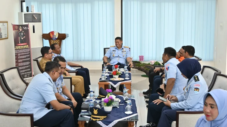 Danlanud RSA Sambut Kunjungan Komandan Grup 4 Khusus di Natuna