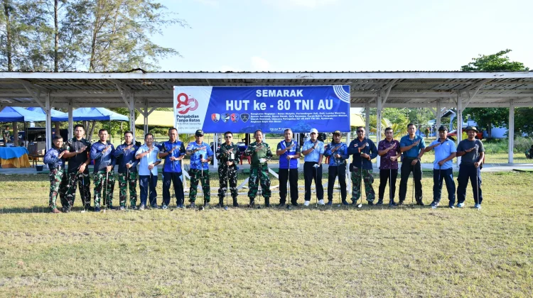 Final Lomba Ketangkasan Golf HUT ke-80 TNI AU di Lanud RSA Perkuat Sinergi