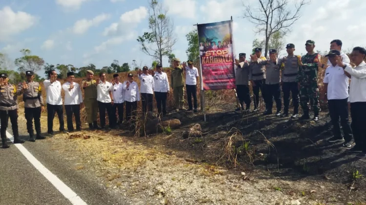 Apel Siaga dan Patroli Karhutla Digelar di Bunguran Timur Laut