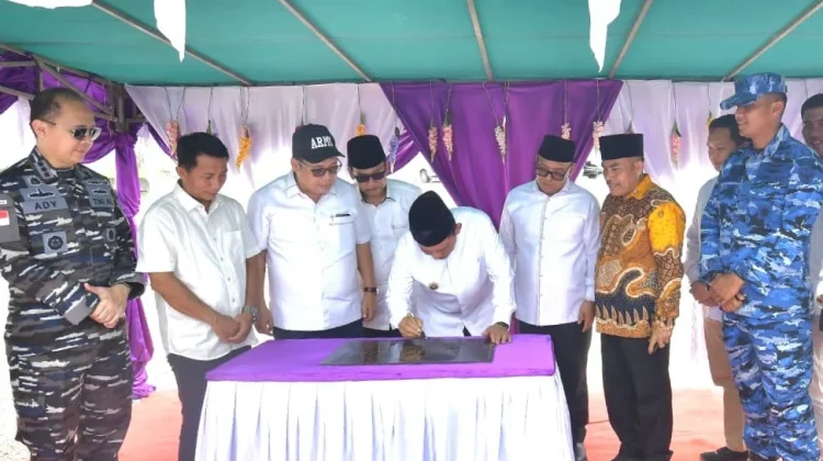 Danlanud RSA Dukung Peresmian Jembatan di Natuna
