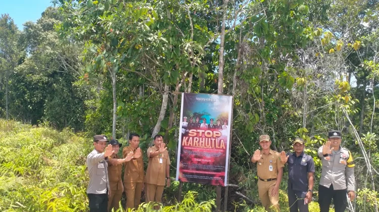 Satgas Karhutla Bunguran tengah Gencarkan Sosialisasi Pencegahan