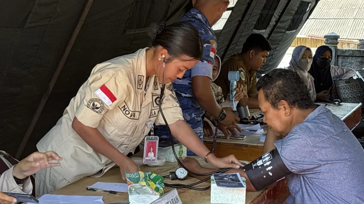 Lanud RSA Gelar Pengobatan Massal Sambut HUT ke-80 TNI AU