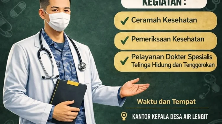 RSAU dr. Yuniati Gelar Pengobatan Gratis Sambut HUT ke-80 TNI AU