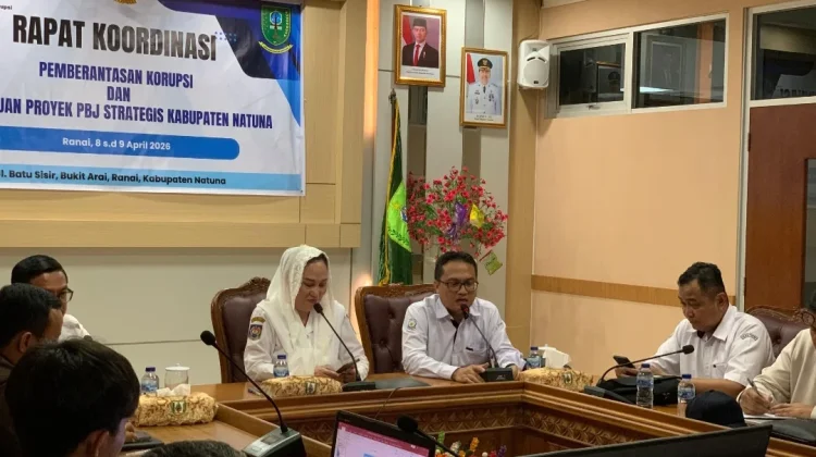 KPK Soroti Tata Kelola Pemerintahan Natuna dalam Rakor Antikorupsi