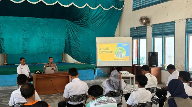 Satbinmas Polres Natuna Sosialisasikan Peran Masyarakat jaga Harkamtibmas