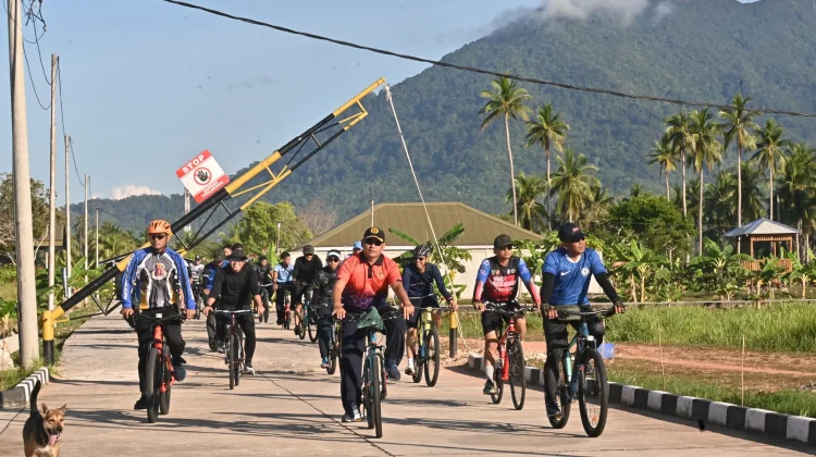 Gowes Bersama, Lanud Raden Sadjad Bangun Kebersamaan di Natuna