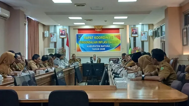 Tekan Inflasi 2026, Pemkab Natuna Gelar Rakor Lintas OPD dan Sektoral