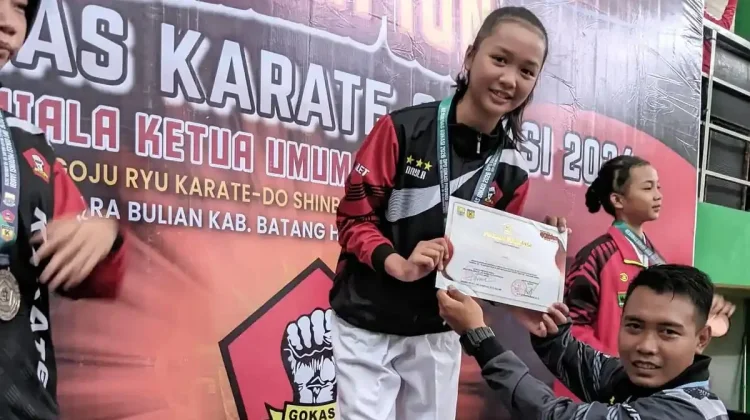 Dua Atlet Karate Muda Natuna, Toreh Prestasi Gemilang di Kejurnas Jambi