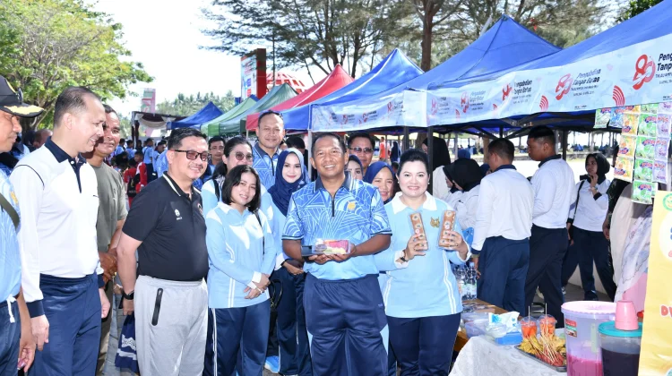 Bazar Murah Serentak HUT ke-80 TNI AU di Natuna Sukses dan Meriah
