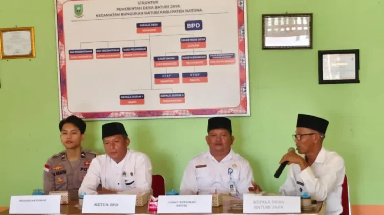 RT dan RW Batubi Jaya Dilantik