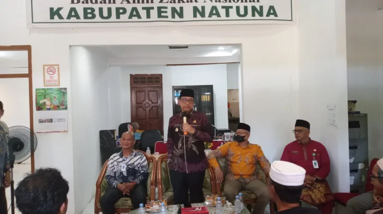 Wabup Natuna Apresiasi Baznas Salurkan Bantuan untuk 47 Mustahik