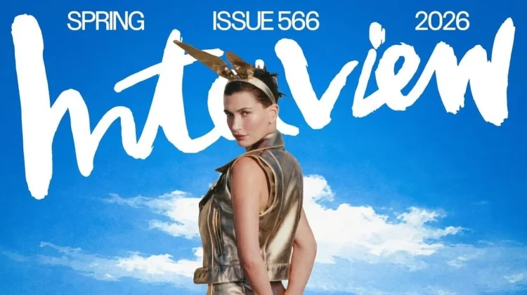 Hailey Bieber Hiasi Sampul Majalah Interview Edisi Musim Semi 2026