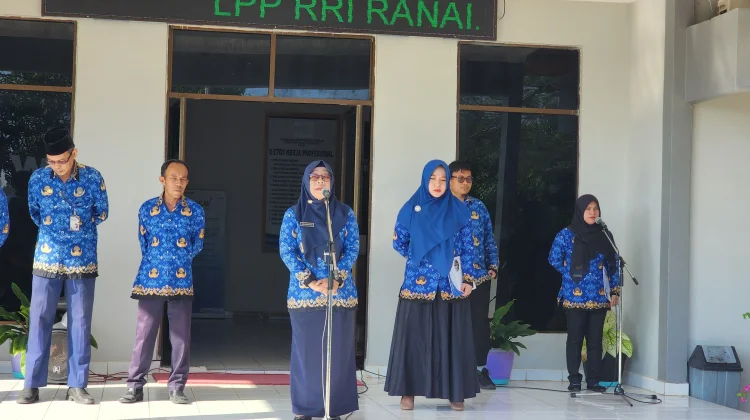 Upacara Kesadaran Nasional Perkuat Komitmen Pegawai RRI Ranai