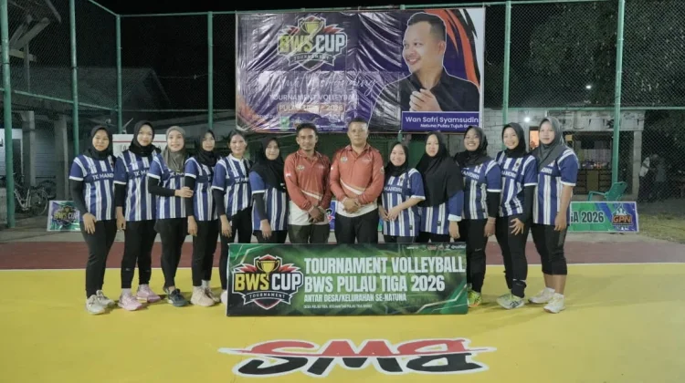 Turnamen Volly BWS Tahun 2026  Pulau Tiga Ajang Bina Atlet