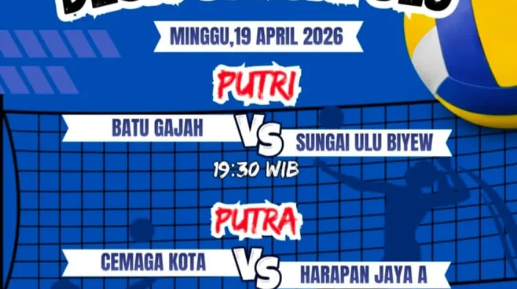 Turnamen Voli Antar Desa Digelar