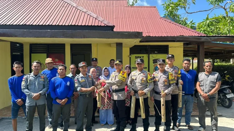 Polsek Serasan Bangun Sinergi Bersama Masyarakat Jaga Keamanan Perbatasan