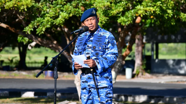 Upacara 17-an Lanud RSA Natuna Berlangsung Khidmat