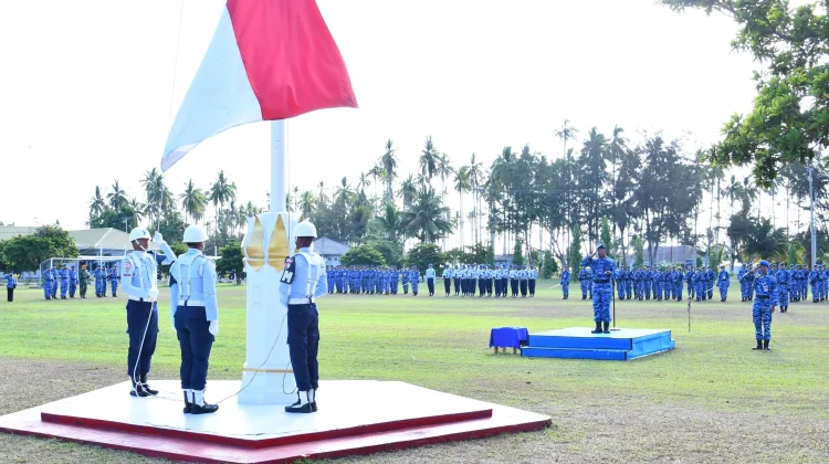 Begini Amanat Panglima TNI dalam Upacara di Lanud RSA Natuna