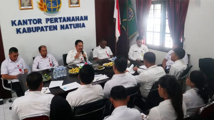 BPN Kepri Perkuat Kinerja Pegawai Natuna