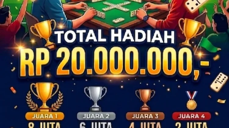 Total Hadiah 20 Juta, Turnamen Domino Sungai Ulu Digelar