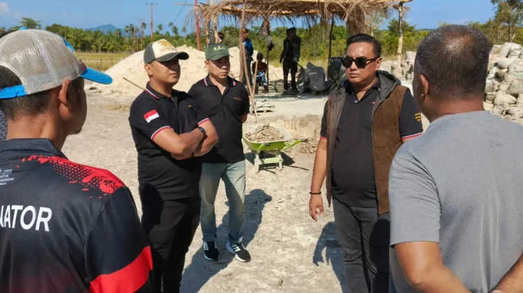 Kejari Natuna Tinjau Pembangunan Koperasi Merah Putih di Serasan Timur