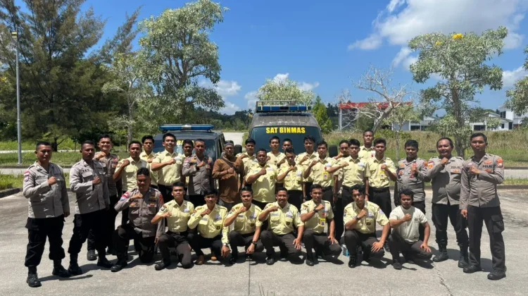 Satbinmas Polres Natuna Tingkatkan Profesionalisme Security lewat Binkamsa