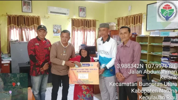 Warga Desa Kelarik Terima BLT Dana Desa Tahun 2026