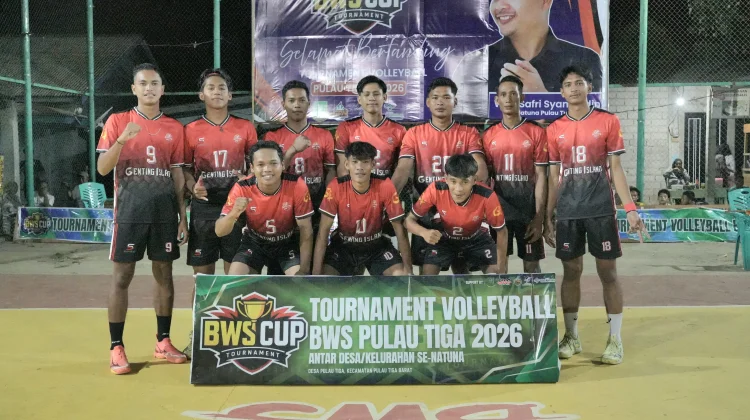 Tim Voli Putra Serantas Lolos 8 Besar Turnamen BWS Cup Pulau Tiga 2026