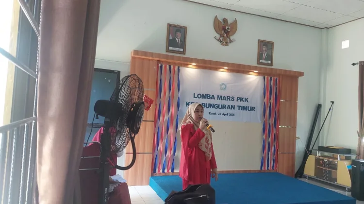 PKK Kecamatan Bungtim Gelar Lomba Mars PKK