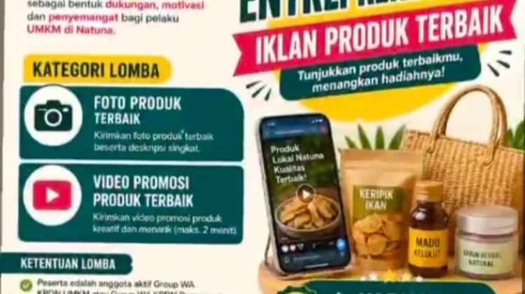 Lomba Entrepreneurship Dorong Kreativitas UMKM Natuna