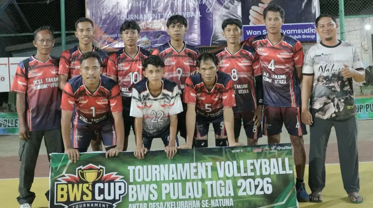 Tim Voli Putra Karla Lolos 4 Besar Turnaman BWS Cup Pulau Tiga 2026