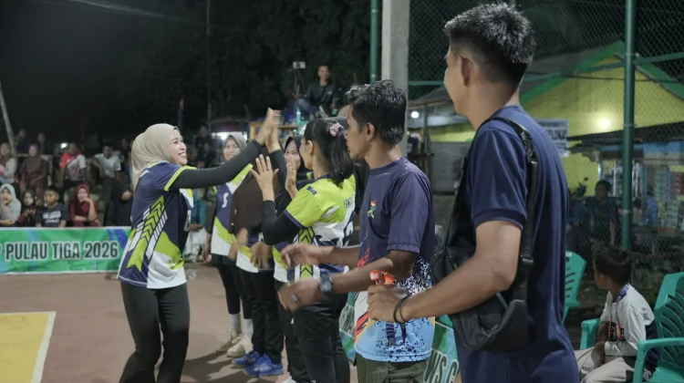 Tim Voli Putri Pulau Tiga Melaju Semi Final Turnaman BWS Cup Pulau Tiga 2026